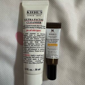 Kiehl's Ultra Facial Cleanser and Vitamin C Concentrate